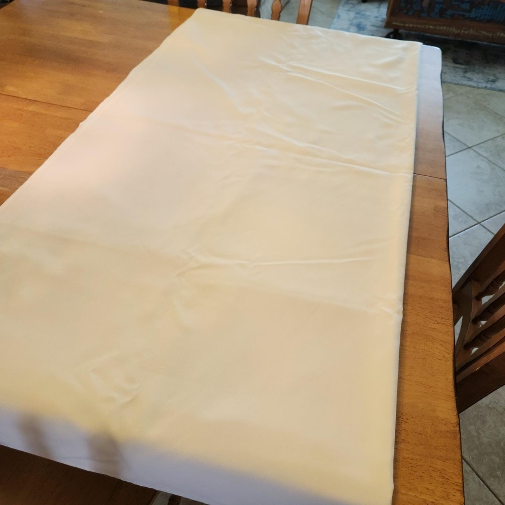 Vintage "Better Yet" Tablecloth 52" x 114" (Stained)